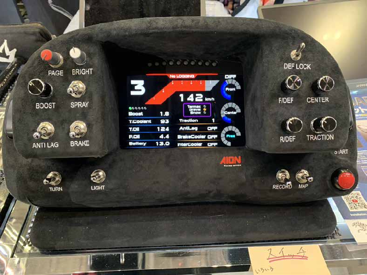 インプレッサ：AION開発中デジタルメーター